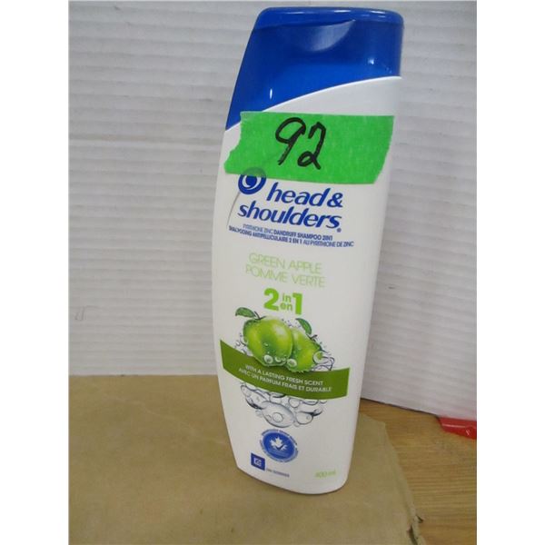 STORE CLOSE-OUT (AS IS):  HEAD & SHOULDERS SHAMPOO 2 IN 1 (400 ML)