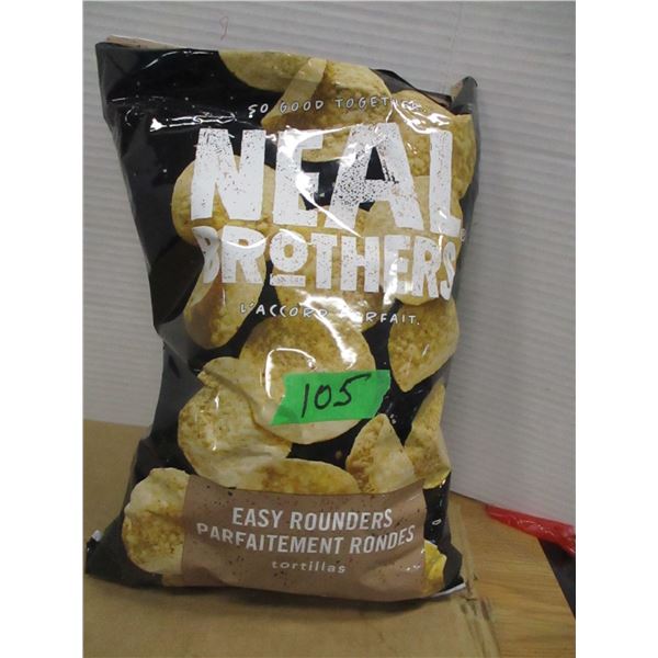 SHELF PULLS (AS IS):  NEAL BROS ROUNDERS CHIPS (300G)