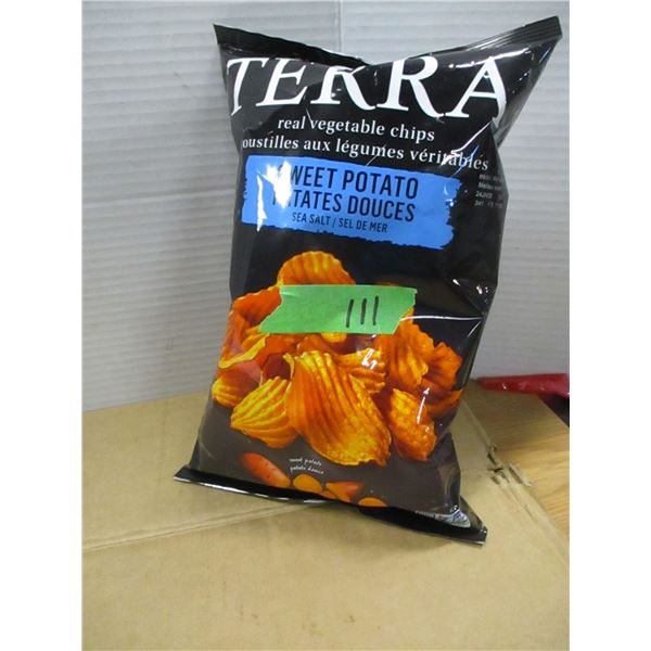 SHELF PULLS (AS IS):  SWEET POTATO CHIPS (141G)