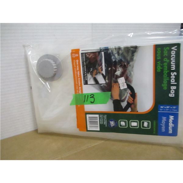 STORE CLOSE-OUT (AS IS):  VACUUM SEAL BAGS (MEDIUM)