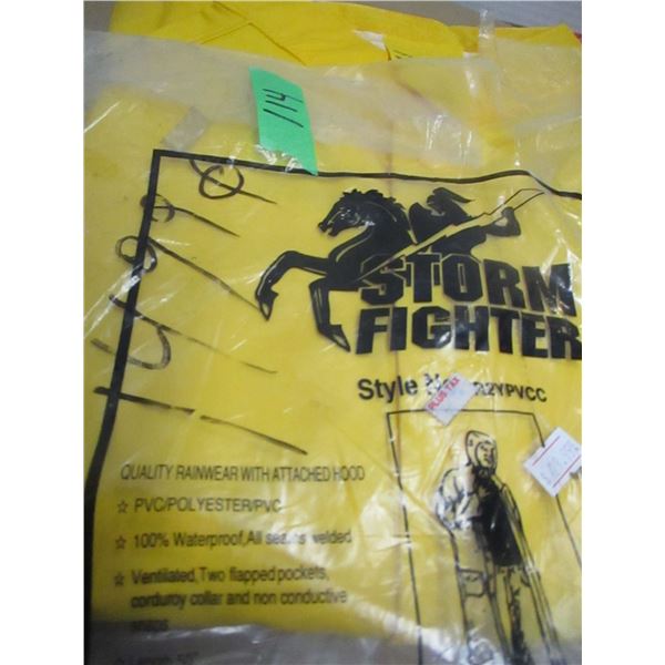 STORE CLOSE-OUT (AS IS):  3 PIECE RAIN SUIT (SIZE XXXL)