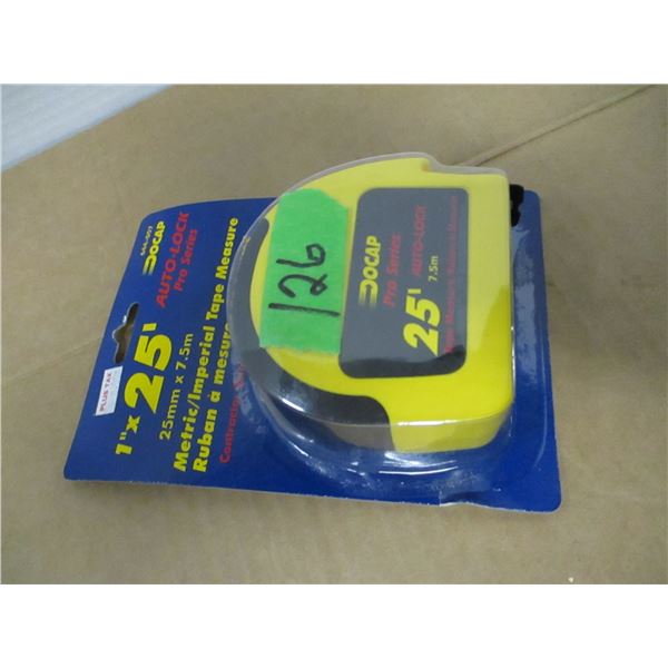 STORE CLOSE-OUT (AS IS):  25' AUTOLOC DOCAP TAPE