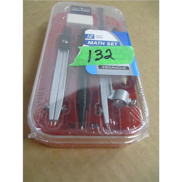STORE CLOSE-OUT (AS IS):  12 PIECE MATH SET