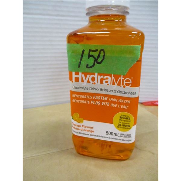 STORE CLOSE-OUT (AS IS):  ORANGE ELECTROLITE DRINK (500 ML)
