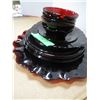 Image 1 : COLLECTABLE:  RUBY COLOR DISHES - BUNDLE