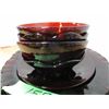 Image 2 : COLLECTABLE:  RUBY COLOR DISHES - BUNDLE