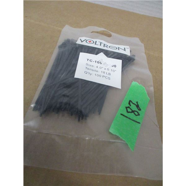 STORE CLOSE-OUT (AS IS):  4" TIES (100) - PACKAGE