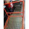Image 1 : FREIGHT DAMAGE (AS IS):  ORANGE ROLLING CART
