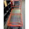 Image 4 : FREIGHT DAMAGE (AS IS):  ORANGE ROLLING CART
