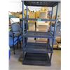 Image 4 : BLACK SHELVING UNIT