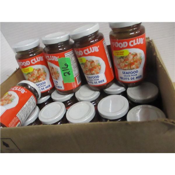 FREIGHT DAMAGE (AS IS):  BOX C/W SEAFOOD SAUCE