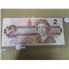 Image 2 : 1986 LAST SERIAL NUMBER "ERROR 8" MINT CONDITION CANADA $2 BILL