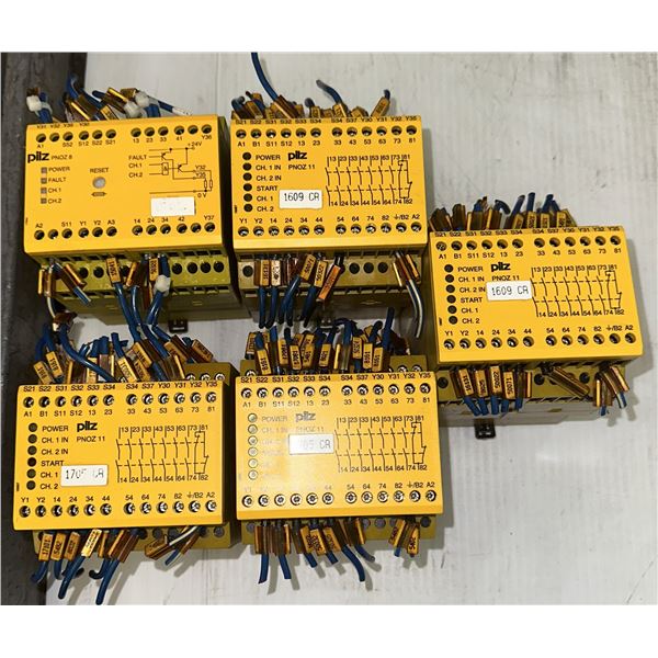 Lot of (5) Misc. Pilz Modules as Pictured