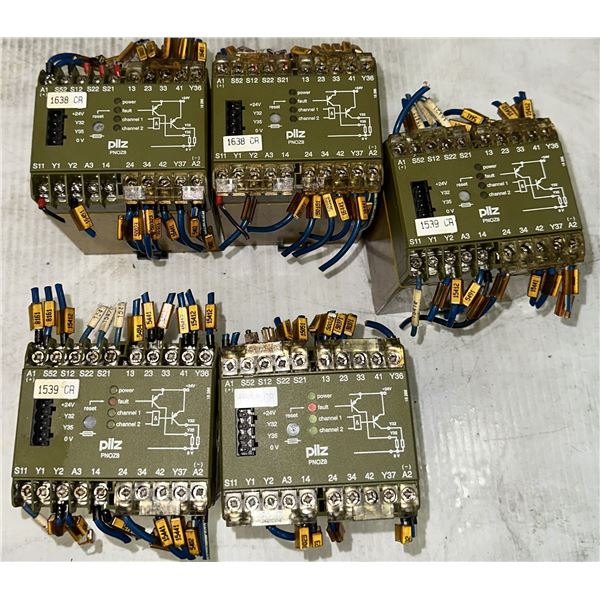 Lot of (5) Misc. Pilz Modules as Pictured