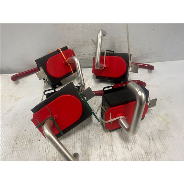 Lot of (4) Euchner #MGB--H-AA1A3-R-11115 & #MGB--H-AA1A3-L-11115 Handle Modules