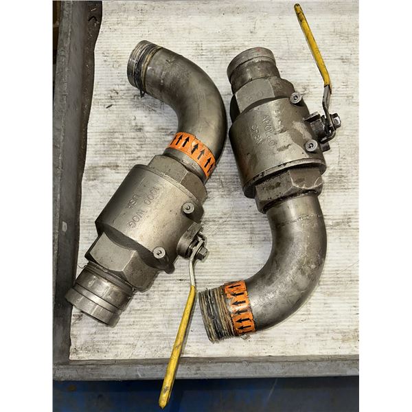 Lot of (2) Apollo #CF8M Stainless Steel Ball Valves