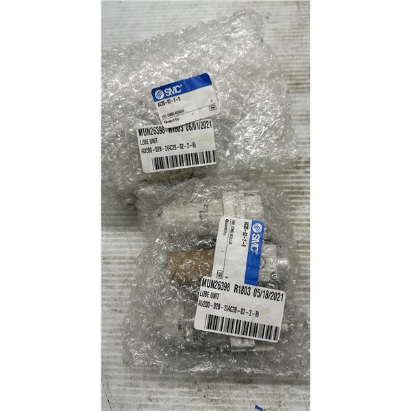 (2) SMC #AC20-02-2-B Lube Units