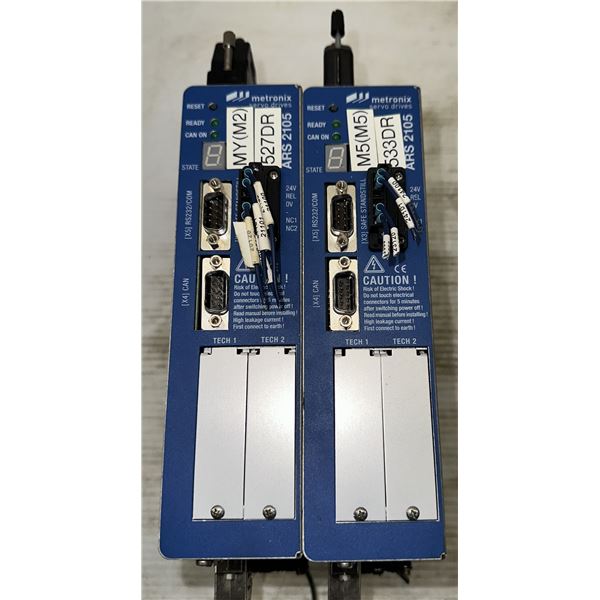 (2) Metronix #ARS 2105 Digital Servo Drives
