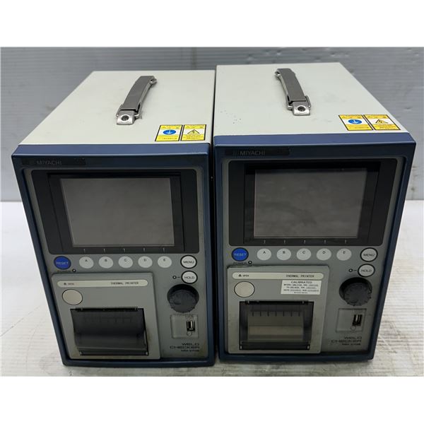 (2) Miyachi #MM-370-00-01 Weld Checker MM-370B