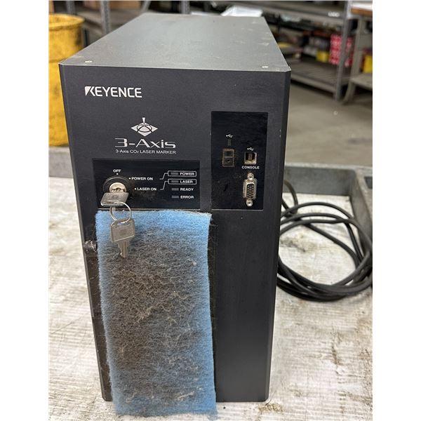 Keyence #ML-Z9600 3-Axis CO2 Laser Marker