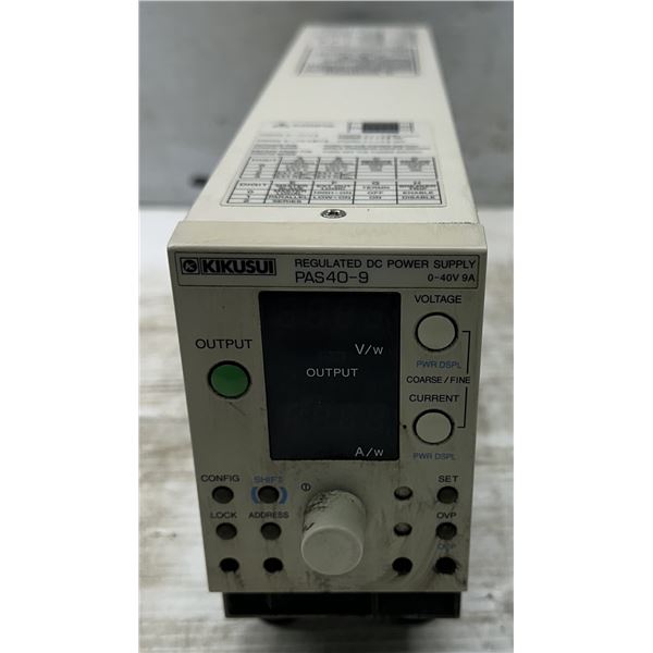 Kikusui #PAS40-9 Regulated DC Power Supply