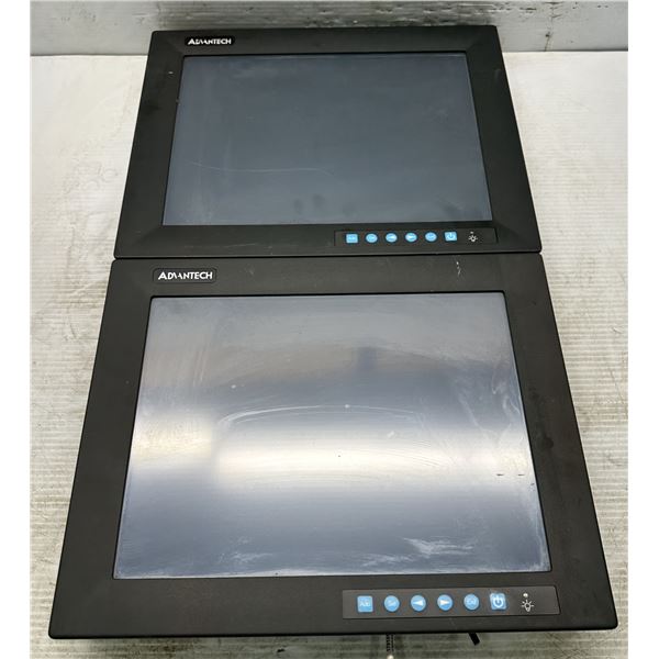 (2) Advantech #FPM-2150G Industrial Monitors