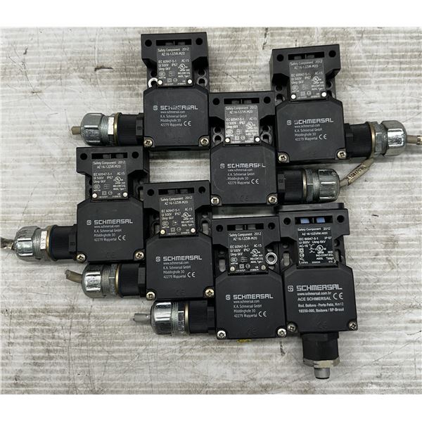 Lot of (7) Schmersal #AZ16-12ZVK-M20 Safety Components