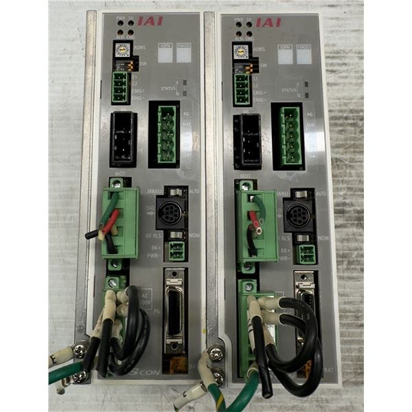 Lot of (2) Misc. IAI Corporation Controllers #SCON-CA-20A-CC-0-2 & #SCON-CA-30DA-CC-0-2