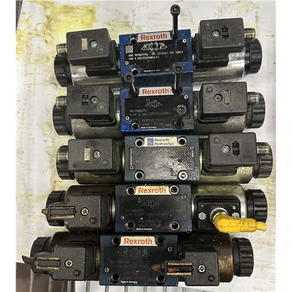 Lot of Misc. Rexroth Valves as Pictured