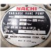Image 8 : Nachi #VDR-1B-1A2-21 Variable Vane Pump