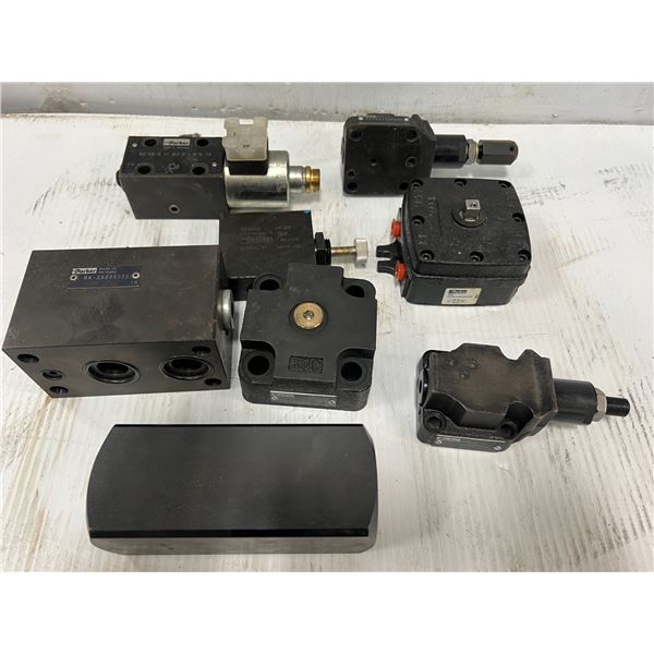 Lot of Parker Valves & Valve Bases