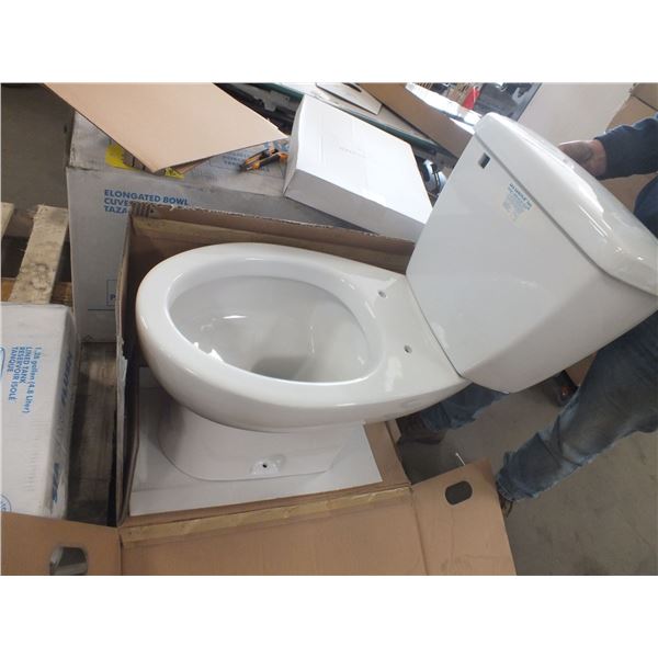 White Toilet w/ Tank
