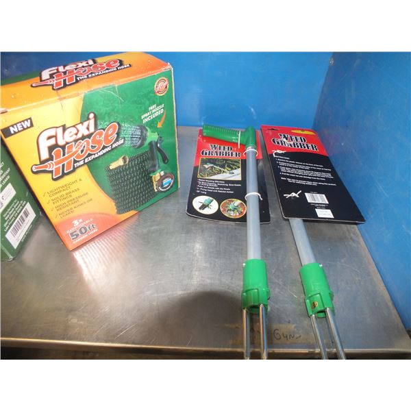 50ft Flexi Hose & 1 Weed Graber