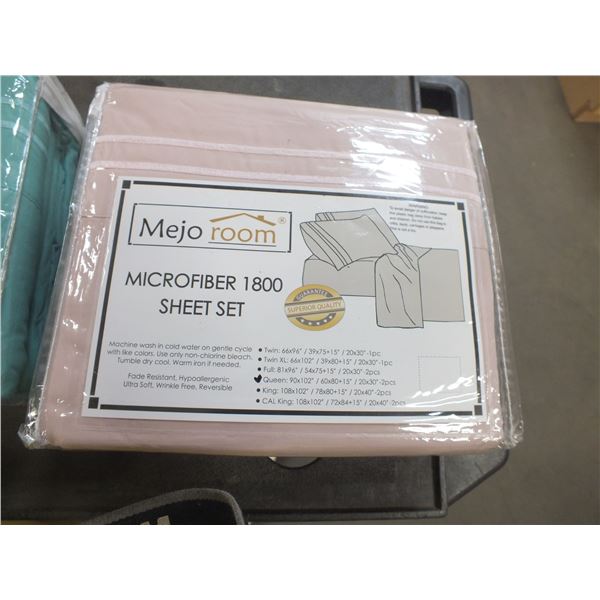 Pink Queen Sized Sheet Set