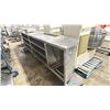 Image 1 : STAINLESS STEEL 143"W X 24"D X 36"H COMMERCIAL BACK BAR COUNTER