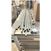 Image 2 : BOX OF COMMERCIAL RACKING CASTERS & ASSORTED 74" METRO STYLE RACKING POLES
