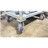 Image 2 : STAINLESS STEEL 2 TIER 36"W X 30"D X 35"H COMMERCIAL MOBILE PREPARATION TABLE / EQUIPMENT STAND