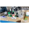 Image 2 : GREASE GUN, BOX OF MEGA LAB ALL PURPOSE EQUIPMENT SPRAY, SHELL OMALA INDUSTRIAL GEAR OIL, BOX OF