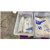 Image 2 : 4 PLASTIC BINS OF ASSORTED NITRATE DISPOSABLE GLOVES *BINS INCLUDED*