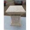 Image 1 : stone pillar 21" tall with glass
