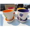 Image 1 : lot of flower pots