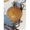 Image 3 : hanging glass antique lamp