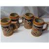 Image 1 : four unique beer mugs