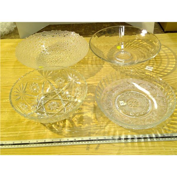 4 pcs round wide bowl