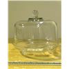 Image 2 : Glass cake stand with cover