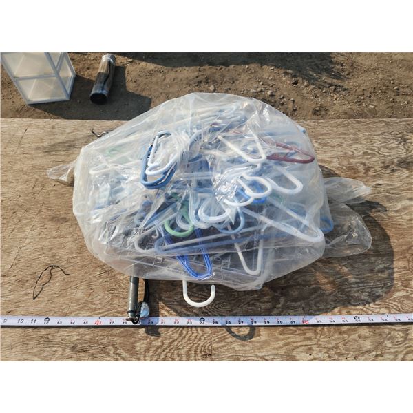 Bag of assorted hangers