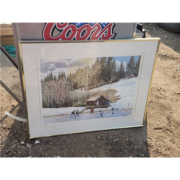 Large framed print, "Shimmy" by Veres 1988 - 84/907 - 23.5x29.5"