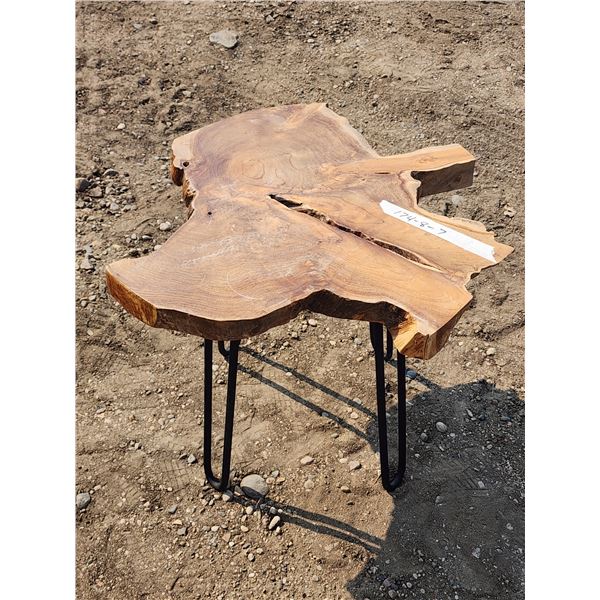 Driftwood cast iron table - 20x22x17,5"H