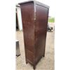 Image 2 : Wooden display cabinet, some mold inside - 70"Hx29"x16"D