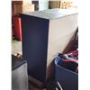 Image 5 : Black storage cabinet - 38.5" x 19.5 x 36"H